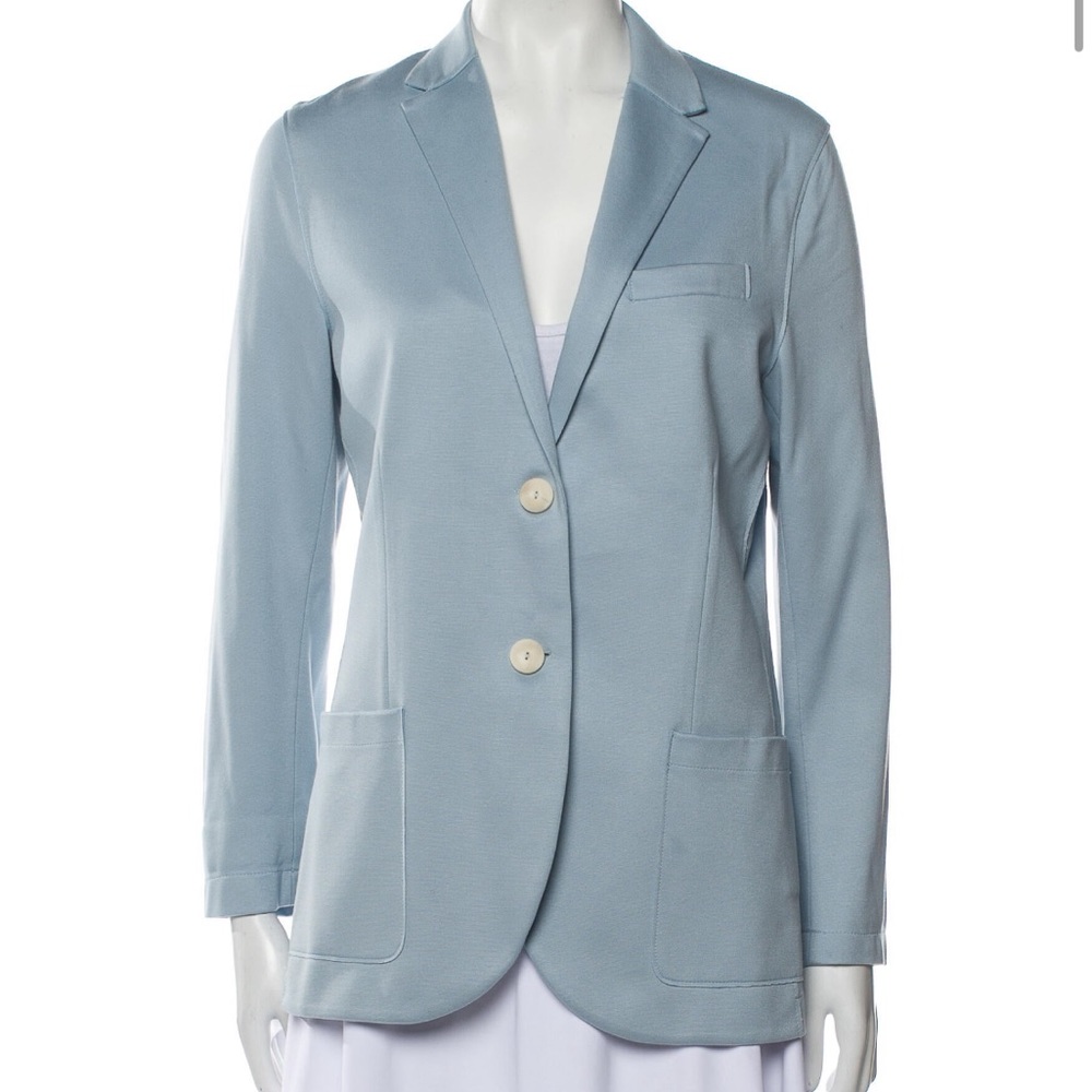 Harris Wharf London Blue Blazer IT 40 US 4 Casual Cotton WFH S